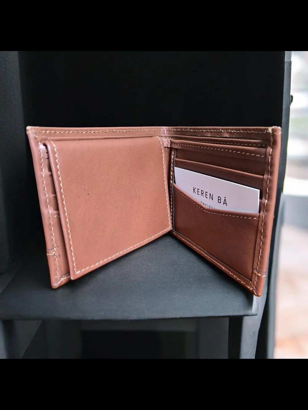 Handcrafted Men's Leather Bifold Wallet